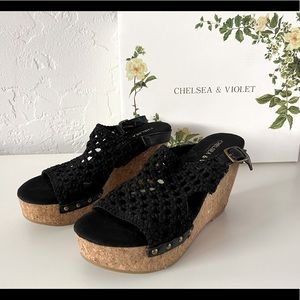 Size 6.5 women’s wedge heel sandal crochet pattern